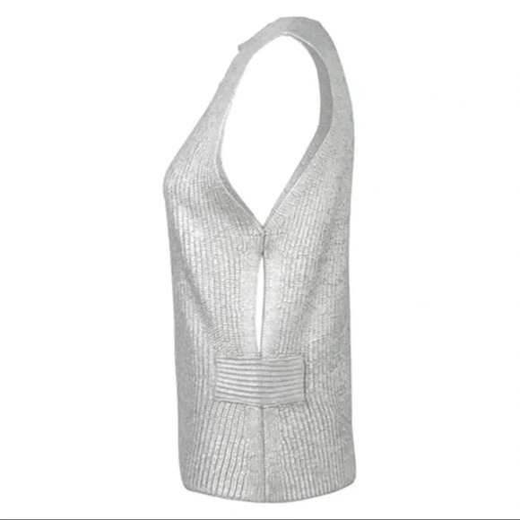 YAYA women silver top - cashmere mix fabric - xsmall - Picture 2 of 8